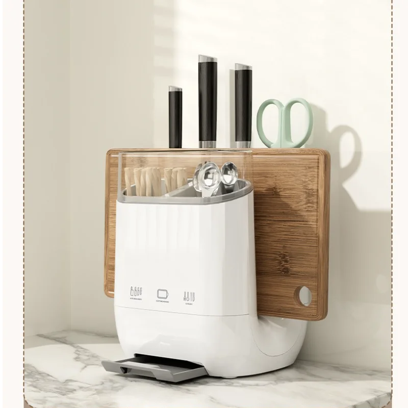 EasyReach Knife & Cutting Board Organizer Station