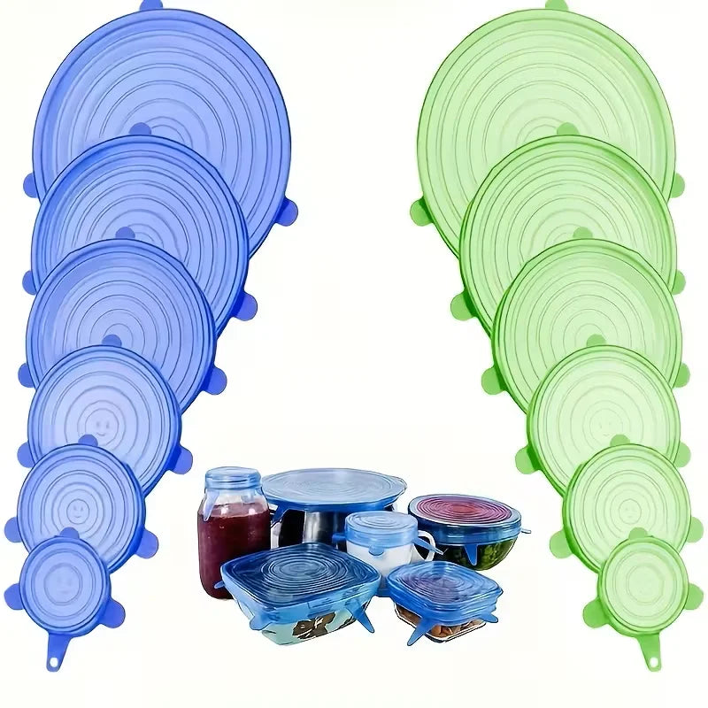 FreshSeal Reusable Silicone Stretch Lids.