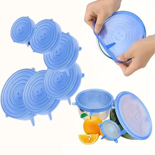 FreshSeal Reusable Silicone Stretch Lids.
