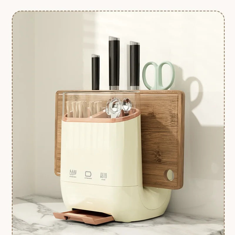 EasyReach Knife & Cutting Board Organizer Station