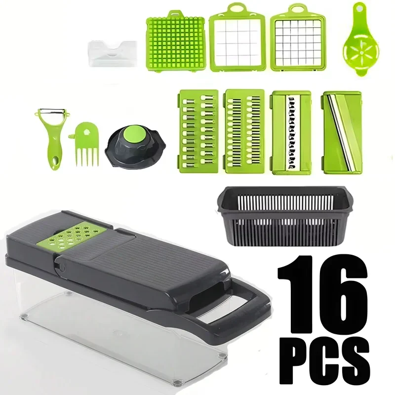QuickPrep Multi-Function Vegetable Chopper & Food Container