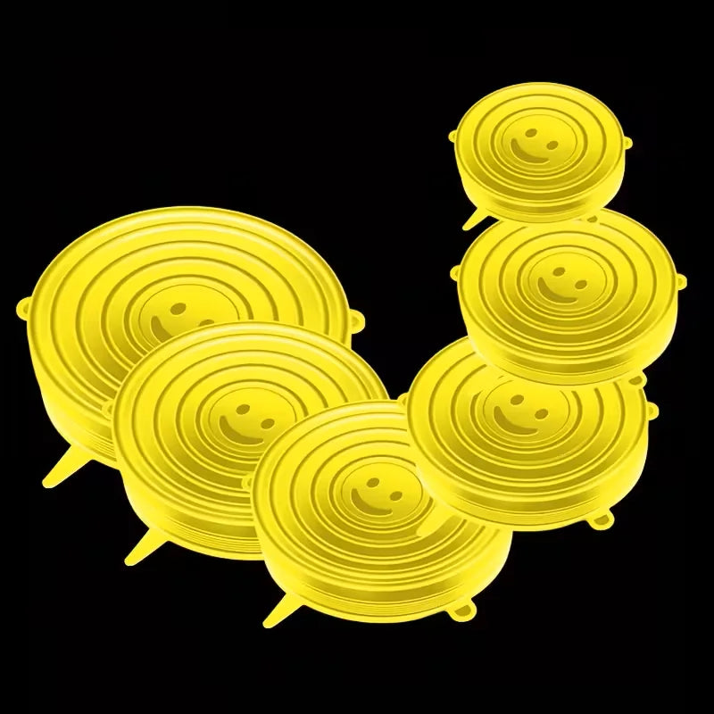 FreshSeal Reusable Silicone Stretch Lids.