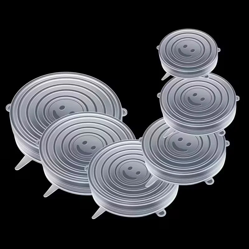FreshSeal Reusable Silicone Stretch Lids.