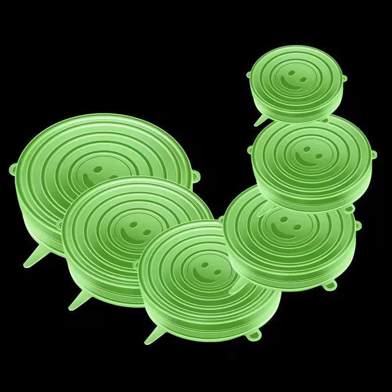 FreshSeal Reusable Silicone Stretch Lids.