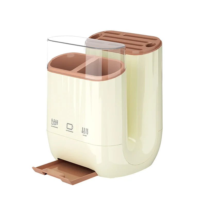 EasyReach Knife & Cutting Board Organizer Station