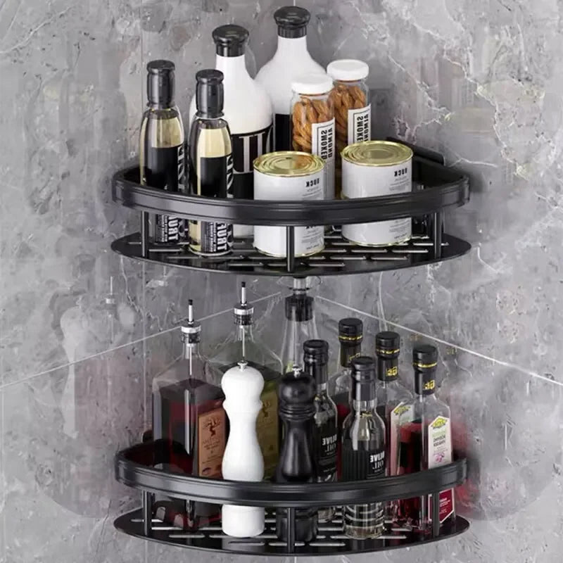 SpaceSaver™ No-Drill Corner Shower Shelf