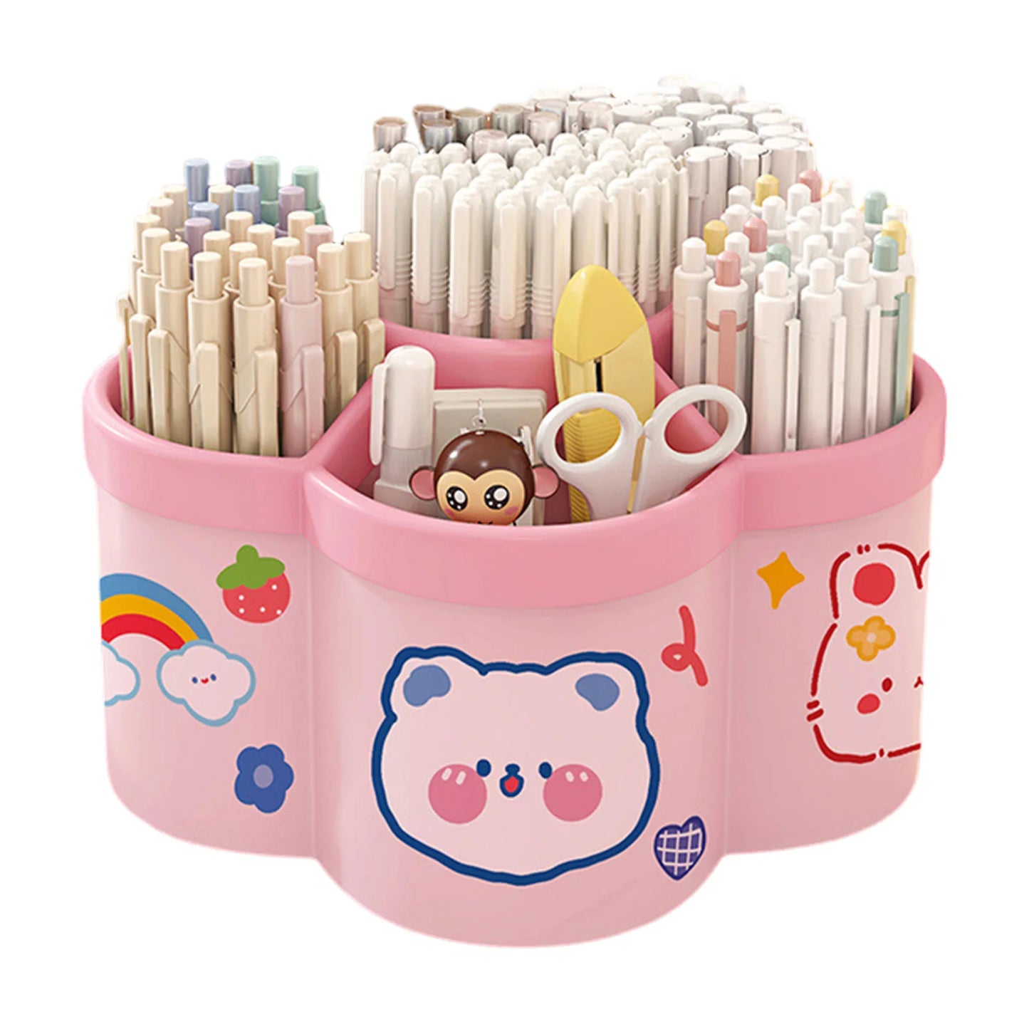 Rotating Pen, Cosmetic Brush & Accessory Holder.