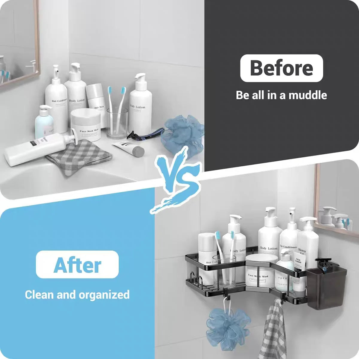 SpaceSaver™ Corner Storage Shelf