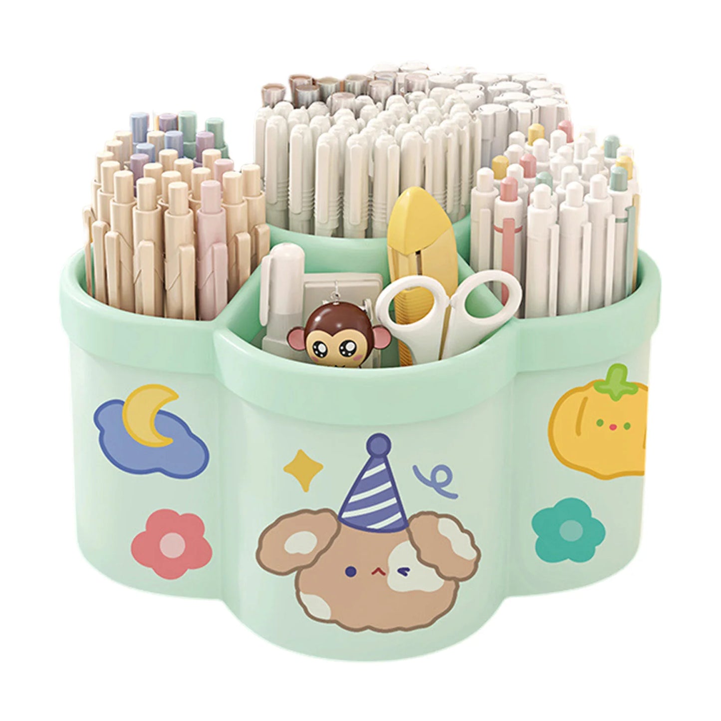Rotating Pen, Cosmetic Brush & Accessory Holder.