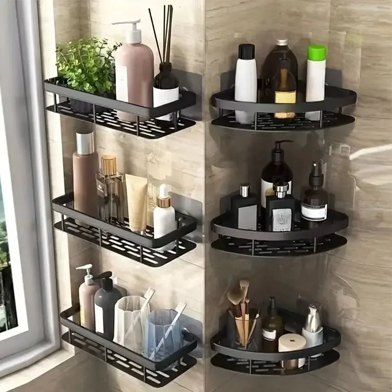 SpaceSaver™ No-Drill Corner Shower Shelf